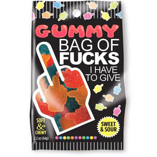 Bag of Fucks I Have to Give, Sour Gummy 2.2oz - TruLuv Novelties