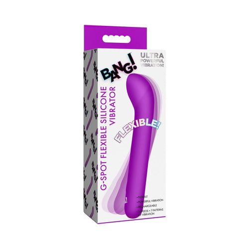 BANG! G-Spot Flexible Silicone Vibrator Purple - TruLuv Novelties