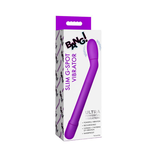 BANG! Slim G-Spot Vibrator Purple - TruLuv Novelties