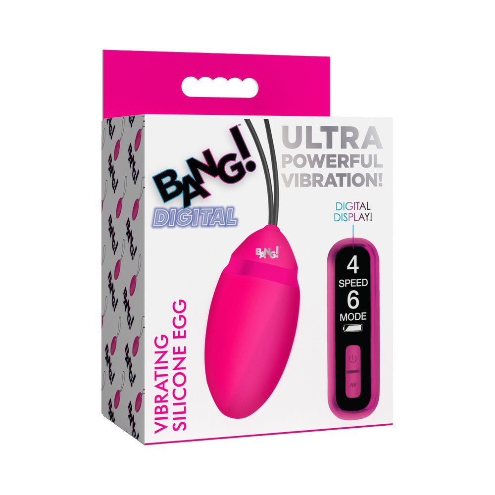 BANG! Vibrating Silicone Egg with Digital Remote - TruLuv Novelties