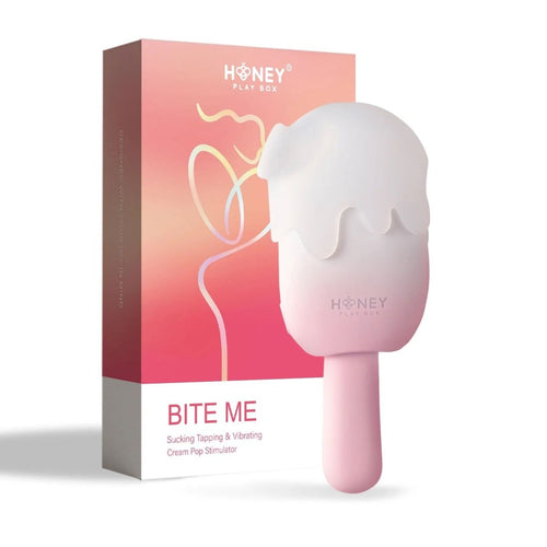 Bite Me Cream Pop Stimulator - Pink - TruLuv Novelties