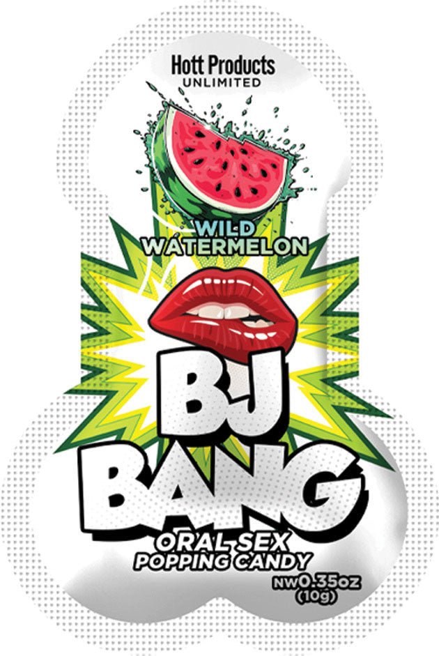 Bj Bang - Oral Sex Popping Candy - Watermelon 10gm - TruLuv Novelties