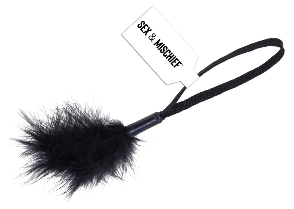 Black Wrist Feather Tickler - TruLuv Novelties