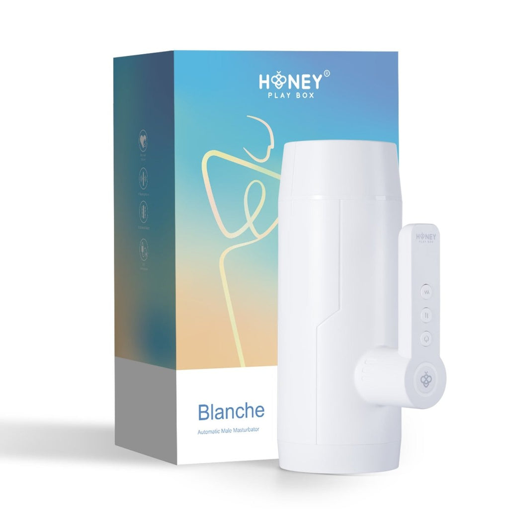 Blanche - Automatic Male Masturbator - White - TruLuv Novelties