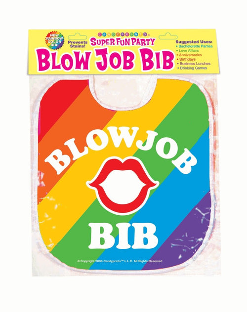 Blow Job Bib - Rainbow - TruLuv Novelties