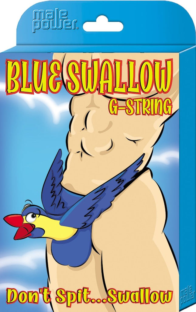 Blue Swallow G - String - One Size - Blue - TruLuv Novelties