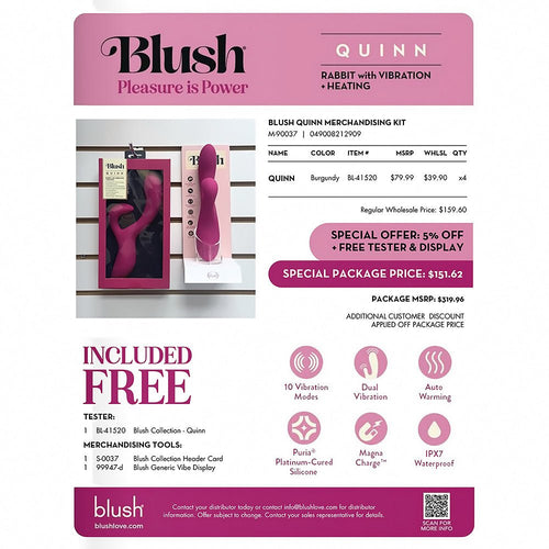Blush Quinn Merchandising Kit - TruLuv Novelties