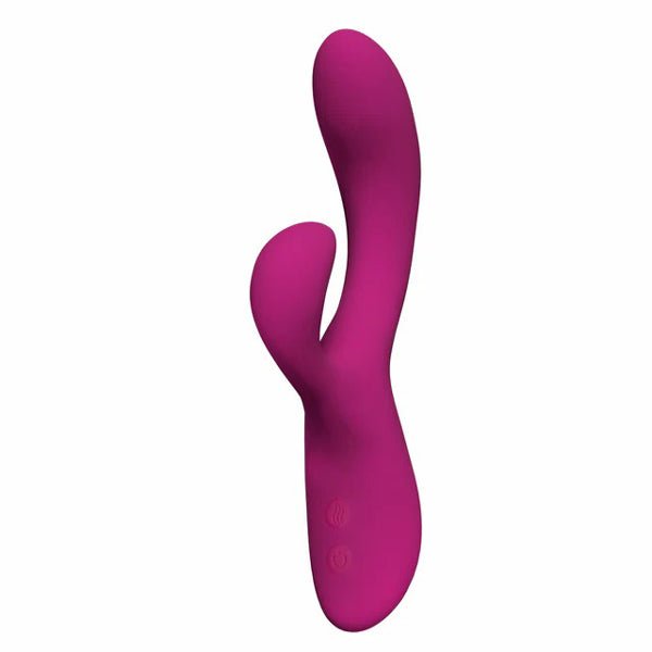Blush Quinn Rabbit Vibrator Burgundy - TruLuv Novelties