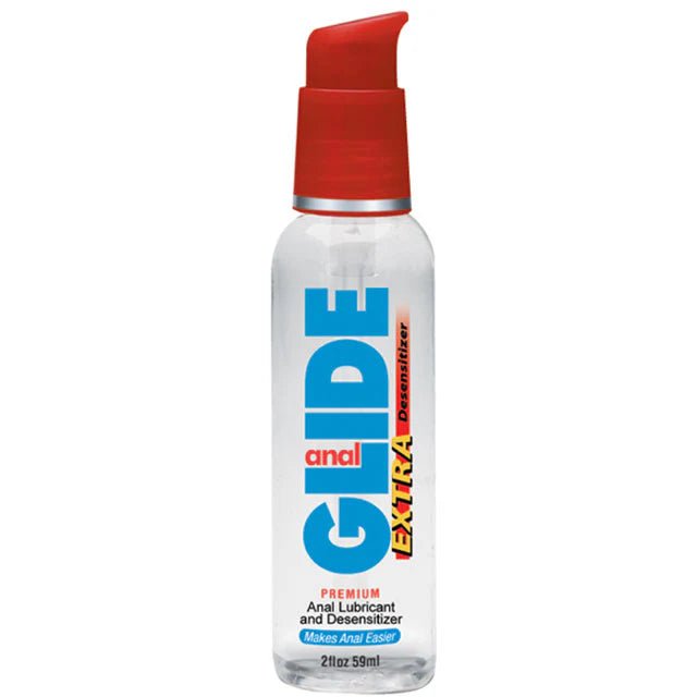 Body Action Anal Glide Extra 2 fl oz Water Based Desensitizing Lubricant - TruLuv Novelties