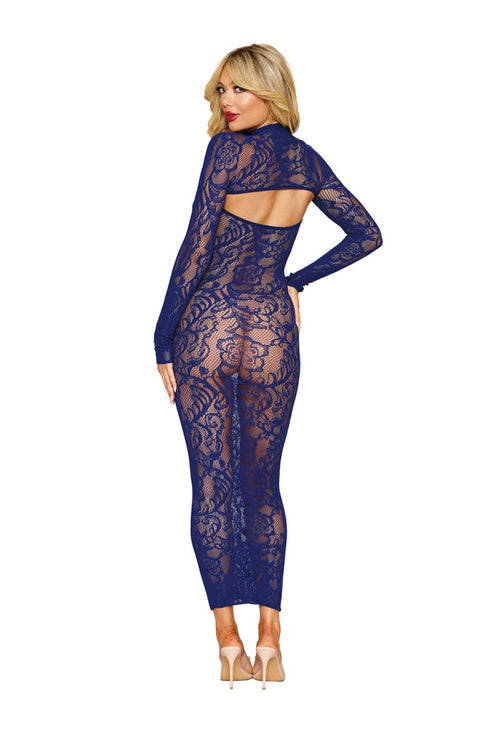 Bodystocking Gown and Shrug Dmnd - One Size - Eclipse - TruLuv Novelties
