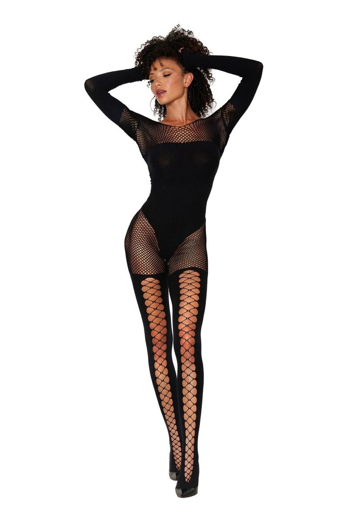 Bodystocking - Size - Black - TruLuv Novelties