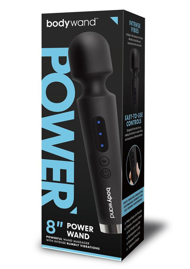 Bodywand 8 Inch Power Wand - Black - TruLuv Novelties