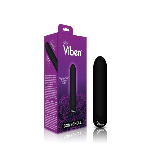Bombshell Flexible Bullet - Black - TruLuv Novelties