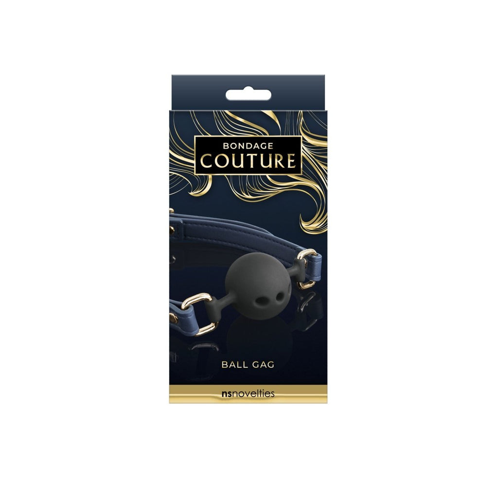 Bondage Couture - Ball Gag - Blue - TruLuv Novelties