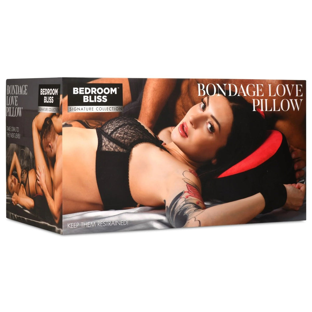 Bondage Love Pillow - Black/red - TruLuv Novelties