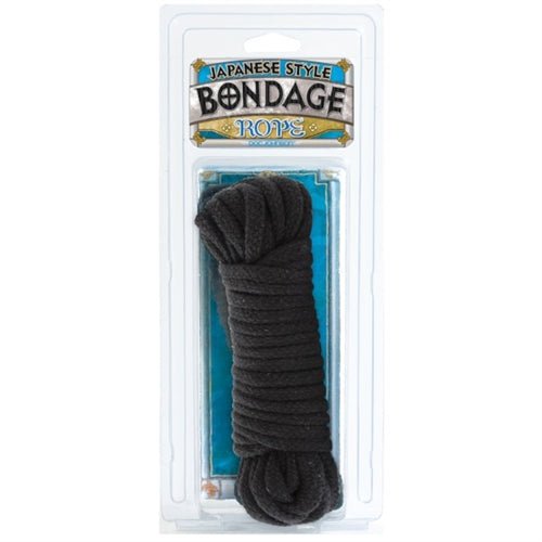 Bondage Rope - Cotton - Japanese Style - Black - TruLuv Novelties