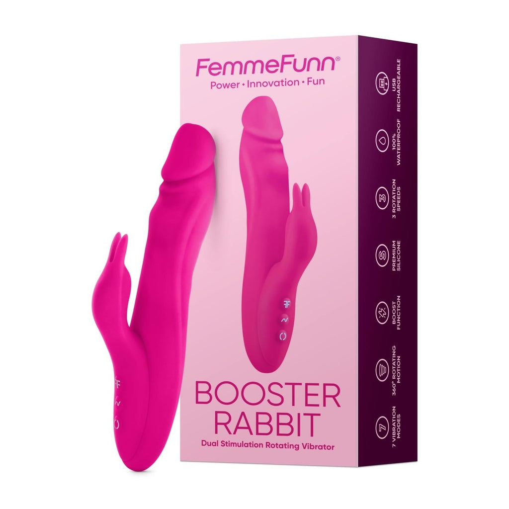 Booster Rabbit - Pink - TruLuv Novelties