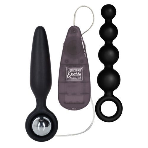 Booty Call Booty Vibro Kits - Black - TruLuv Novelties