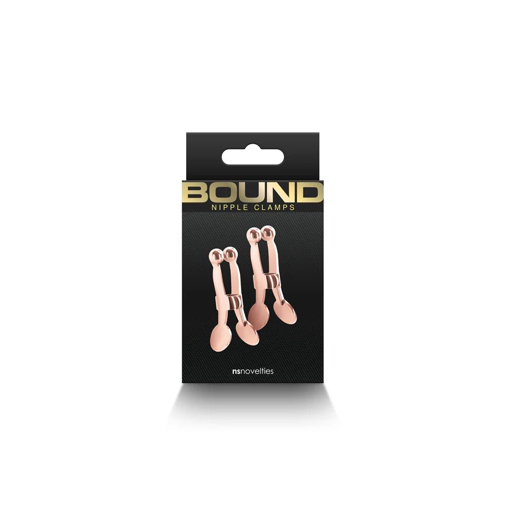 Bound Nipple Clamps C1 Rose Gold - TruLuv Novelties
