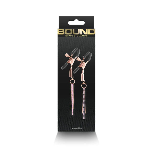 Bound Nipple Clamps D3 Rose Gold - TruLuv Novelties
