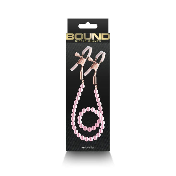 Bound Nipple Clamps DC1 Pink - TruLuv Novelties