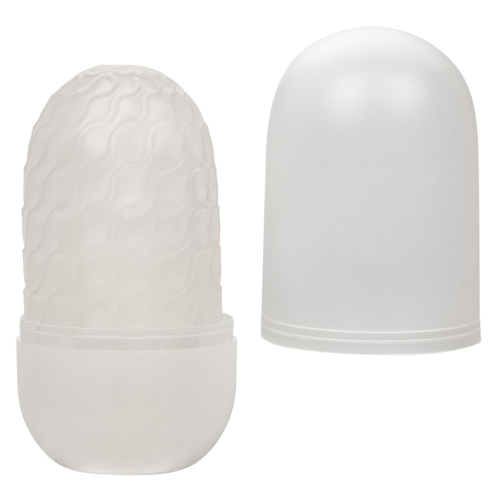 Boundless Reversible Ribbed Stroker - Clear - TruLuv Novelties