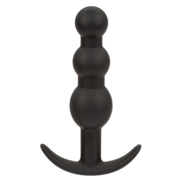 Boundless Vibrating Beaded Plug - Black - TruLuv Novelties
