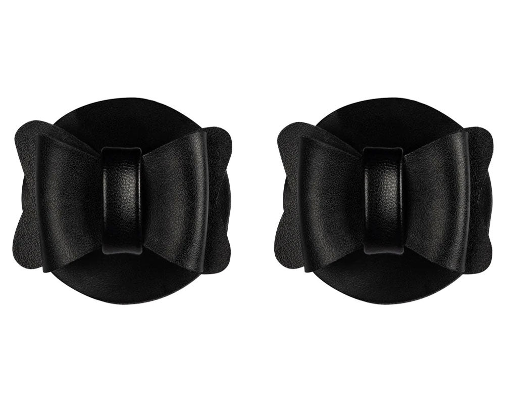 Bow Tie Pastie - Black - TruLuv Novelties