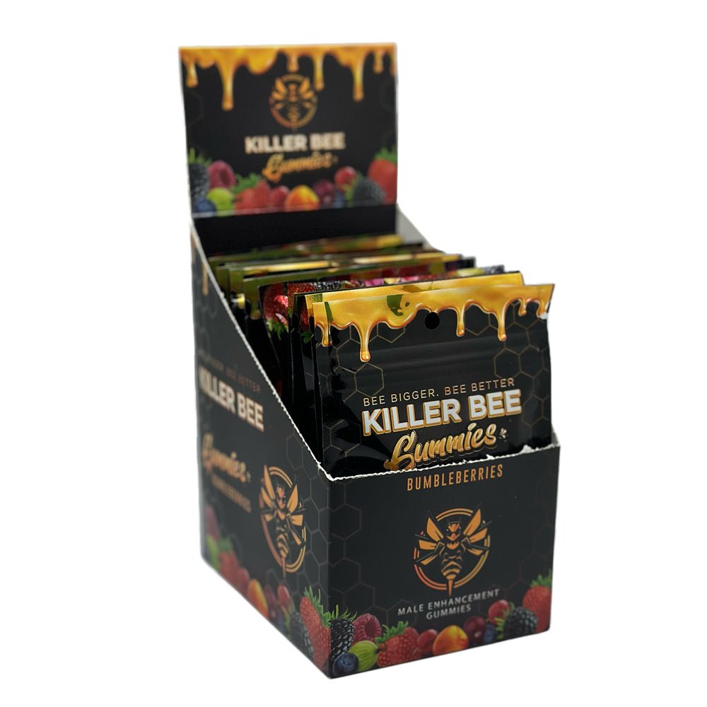 Bp Killer Bee Male Gummy 24ct - Display - (Net) - TruLuv Novelties