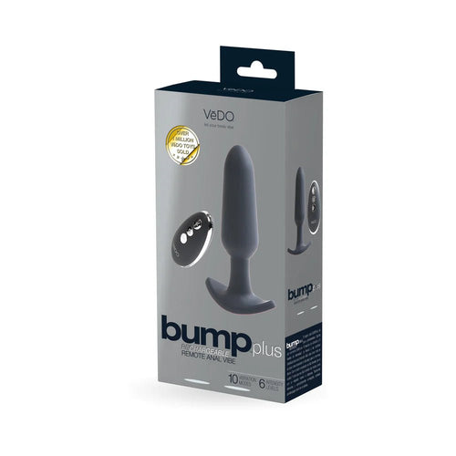 Bump Plus Rechargeable Remote Control Anal Vibe Black - TruLuv Novelties