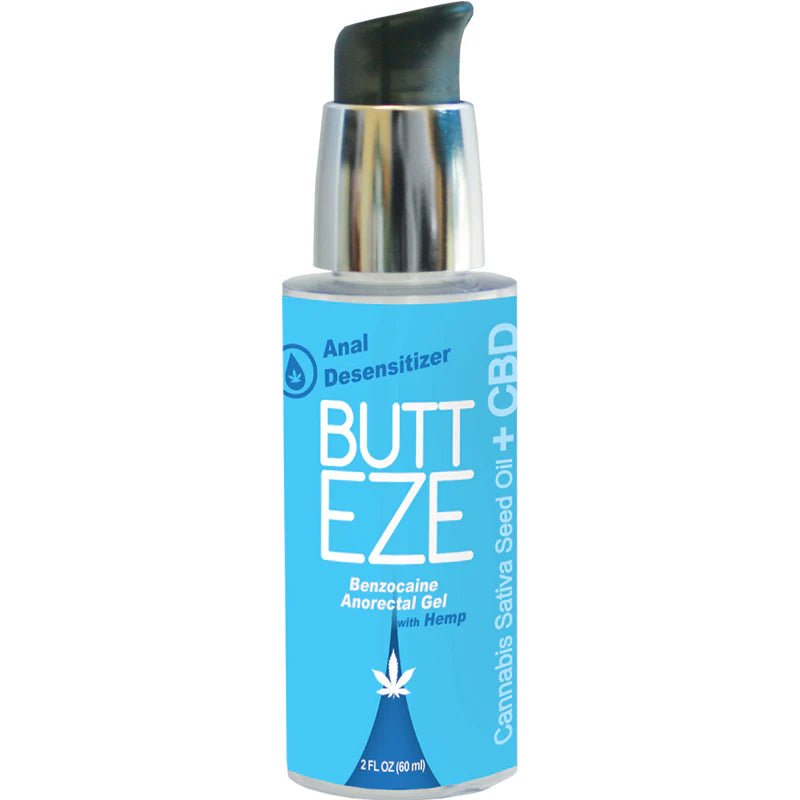 Butt Eze Anal Desensitizing Lubricant with Hemp Seed Oil 2.0 oz bottle - TruLuv Novelties