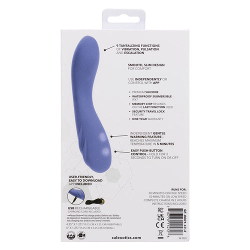 Calexotics Connect Warming Wand - Purple - TruLuv Novelties
