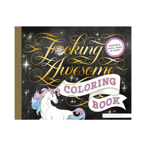 Calligraphuck Fucking Awesome Coloring Book - TruLuv Novelties