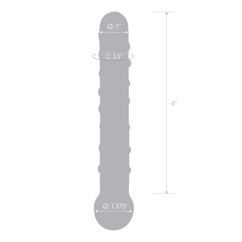 Callisto Clear Glass Dildo - TruLuv Novelties