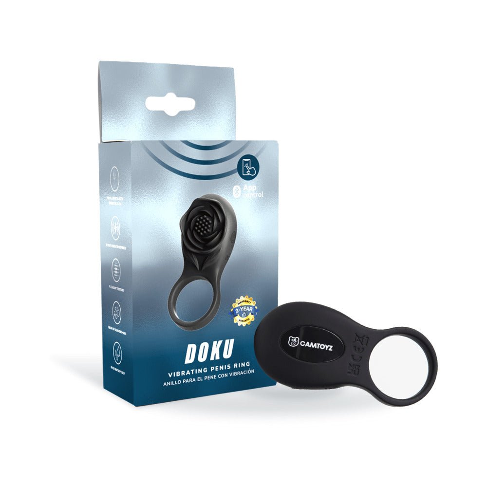 Camtoyz Doku Vibrating Ring with App - TruLuv Novelties
