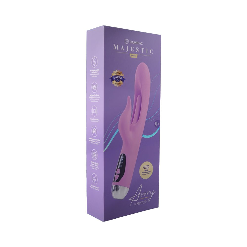 Camtoyz Majestic Pro Avery Rabbit Vibrator - TruLuv Novelties