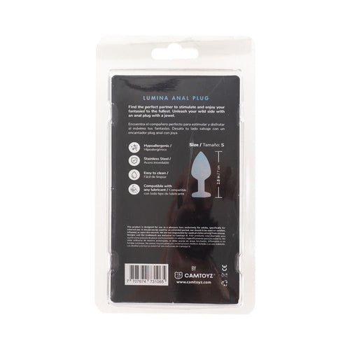 Camtoyz Onix Lumina Anal Plug Iridescent - TruLuv Novelties