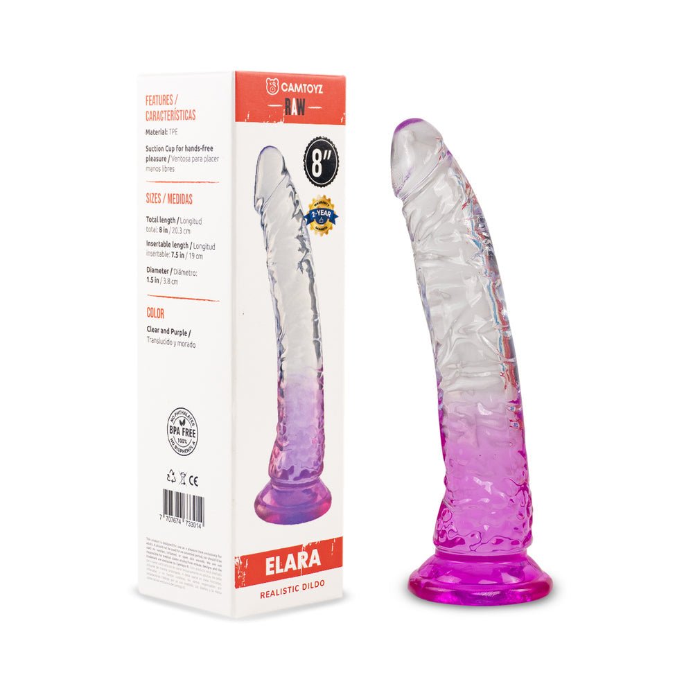 Camtoyz Raw Elara Realistic 8 in. Dildo - TruLuv Novelties
