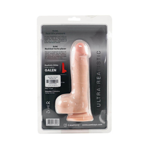 Camtoyz Raw Galen Ultra-Realistic 8 in. Dual Density Dildo - TruLuv Novelties