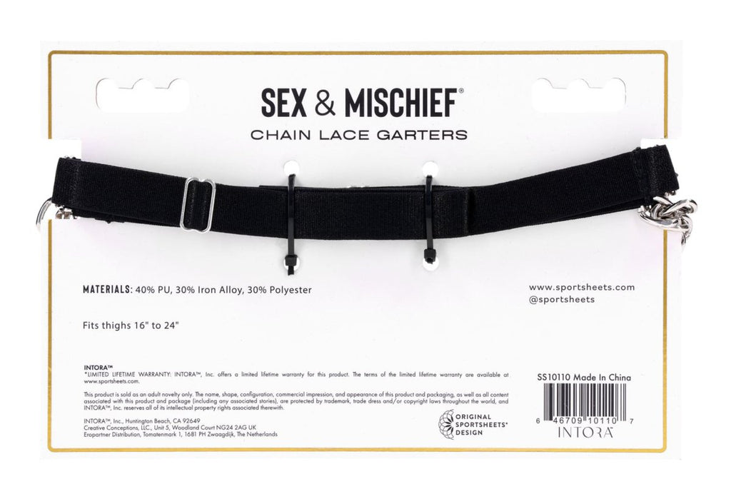 Chain Lace Garters - TruLuv Novelties