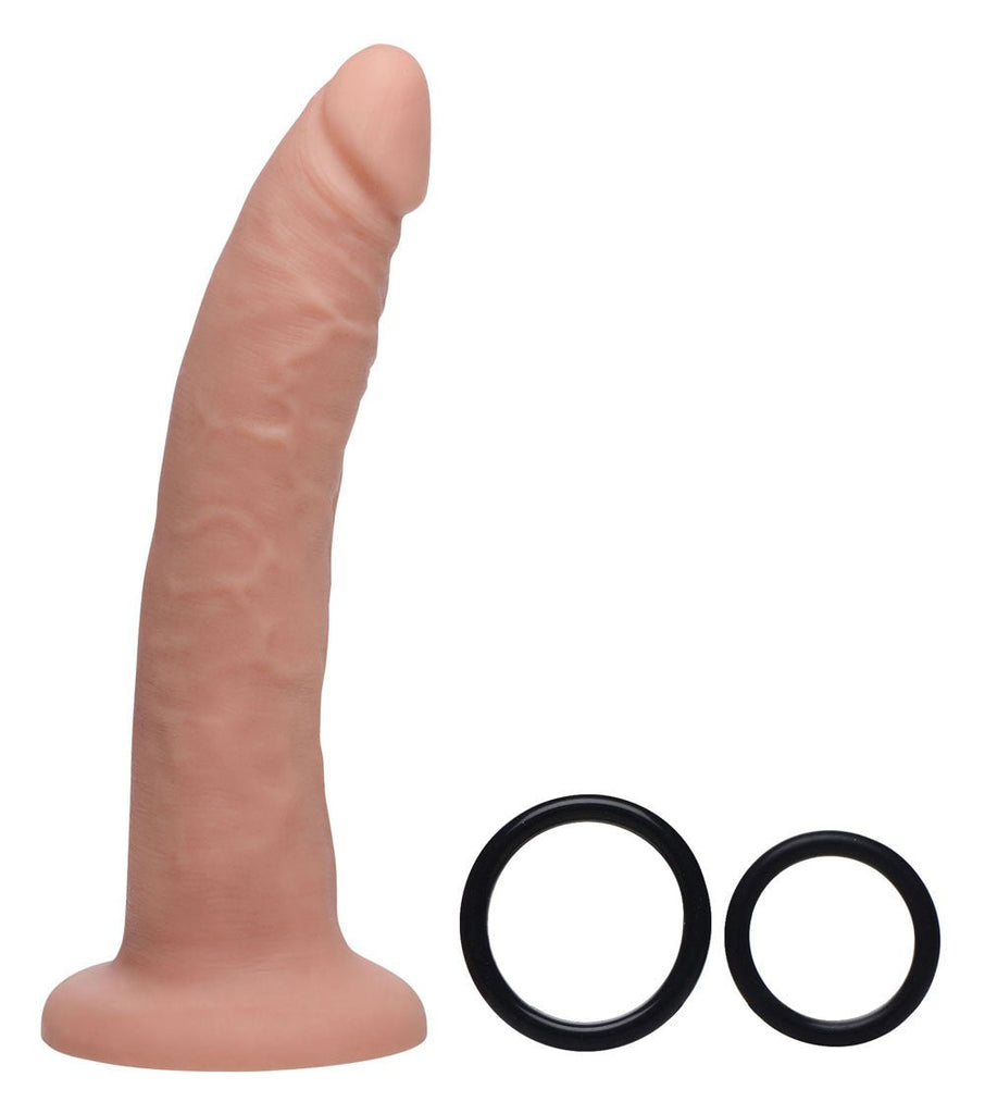 Charmed 7.5 Inch Silicone Dildo With Harness - TruLuv Novelties