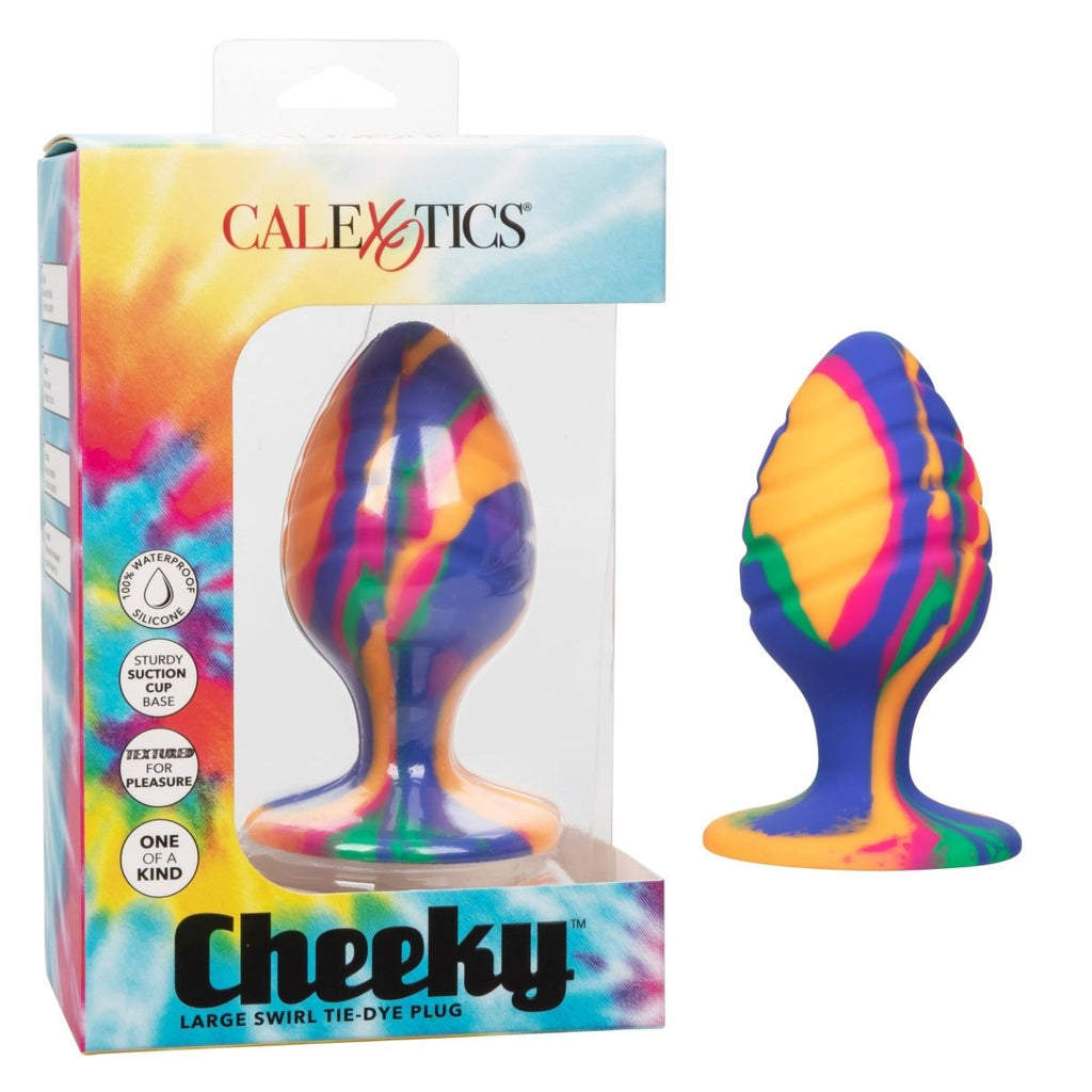 Cheeky Large Swirl Tie-Dye Plug - TruLuv Novelties