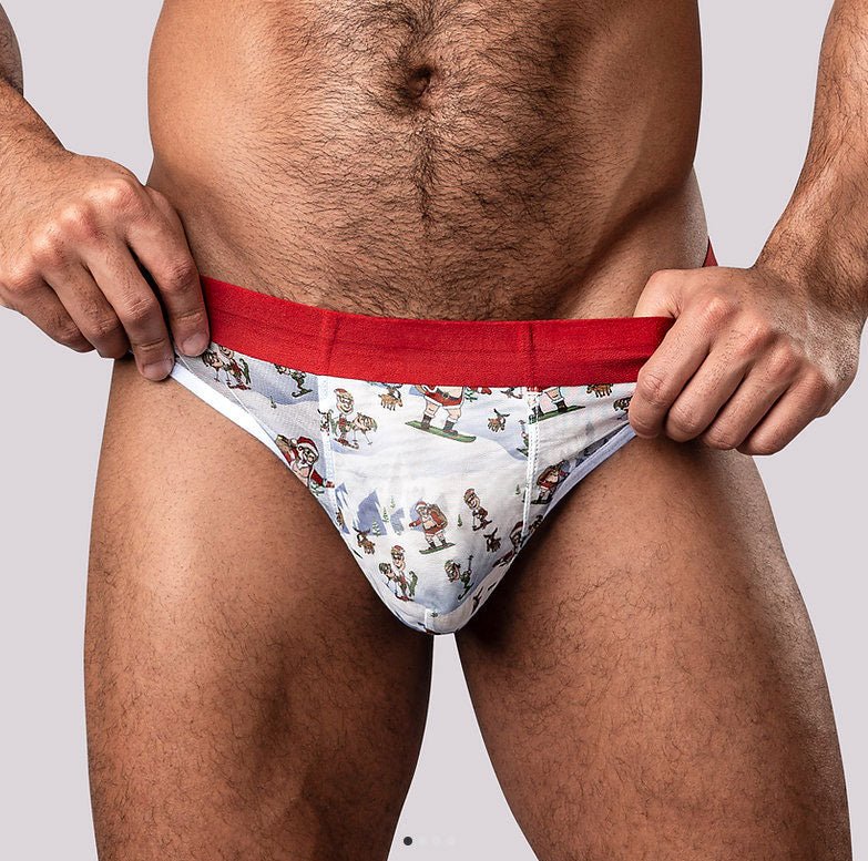 Christmas Thong Sheer Thong - Large/xl - TruLuv Novelties