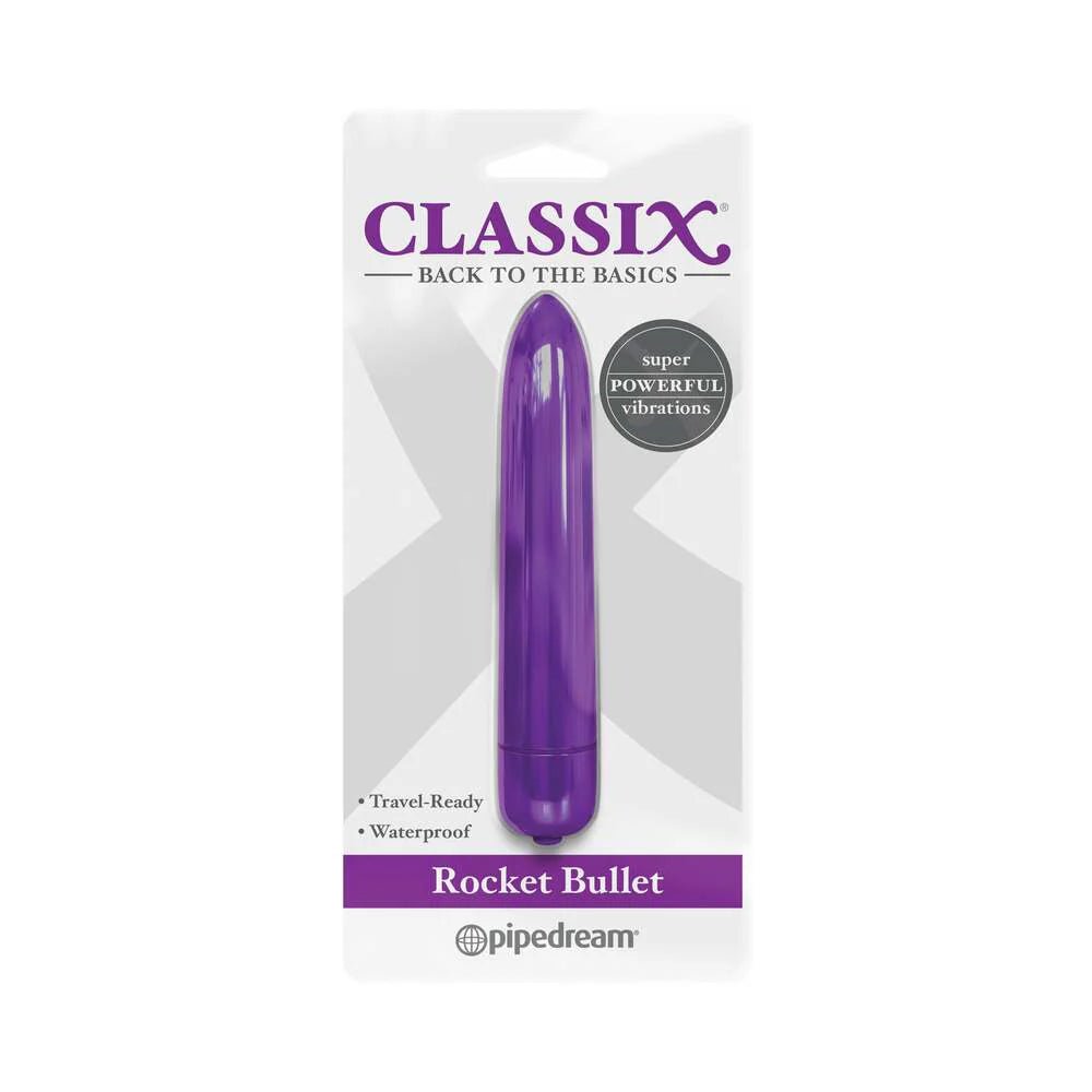 Classix Rocket Bullet Vibrator Purple - TruLuv Novelties