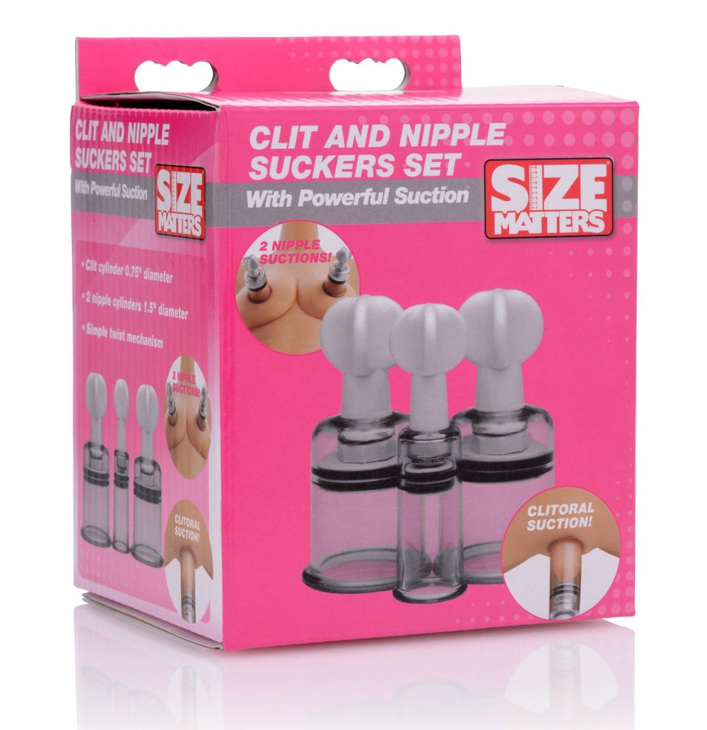 Clit and Nipple Suckers Set - TruLuv Novelties