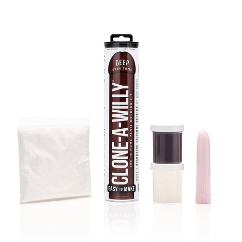 Clone-A-Willy DIY Vibrating Dildo Kit Deep Skin Tone - TruLuv Novelties