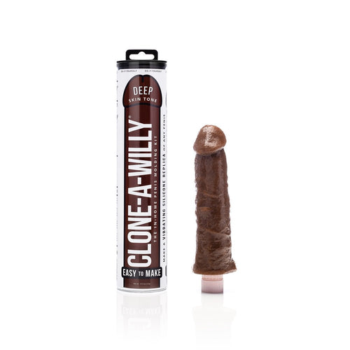 Clone-A-Willy DIY Vibrating Dildo Kit Deep Skin Tone - TruLuv Novelties