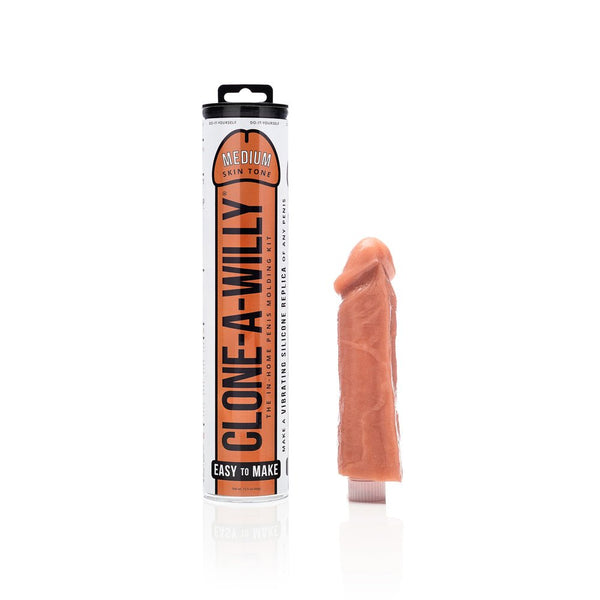 Clone-A-Willy DIY Vibrating Dildo Kit Medium Skin Tone - TruLuv Novelties