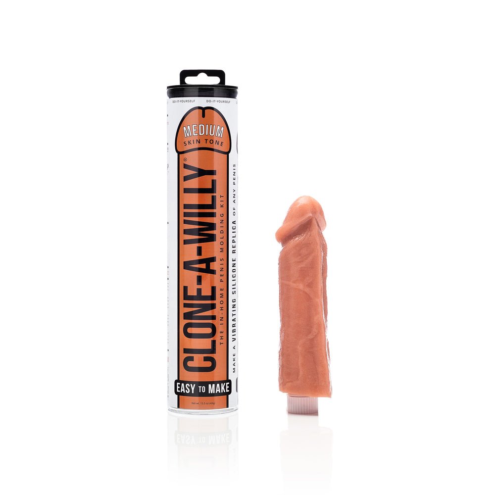 Clone-A-Willy DIY Vibrating Dildo Kit Medium Skin Tone - TruLuv Novelties