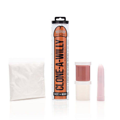 Clone-A-Willy DIY Vibrating Dildo Kit Medium Skin Tone - TruLuv Novelties